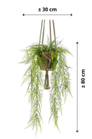 Asperge Artificielle Plante Suspendue 80cm