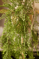 Adianthum Kunst Hangplant in gouden pot 100cm