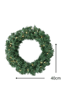 Guirlande de Noël Artificielle avec Lumières 40cm