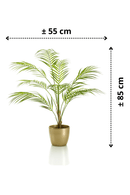 afmetingen Kunstpalm Chamaedorea 85cm
