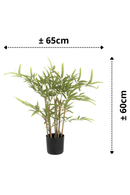 afmetingen Bamboe kunstplant 60cm